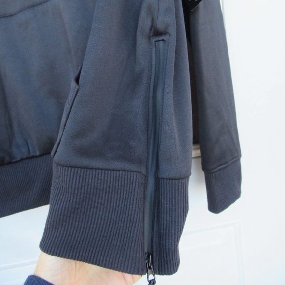 Pony logo hoodie with kangaroo pouch black and white size Men's M - Picture 8 of 14